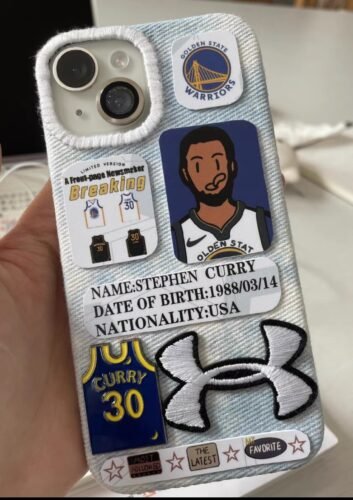 Handmade NBA phone case compatible with all Apple iPhone models photo review